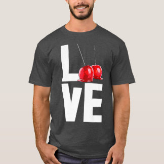 T-shirt Candy Apple Love Funny Candy Dessert Femmes 26