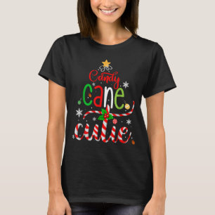 T-shirt Candy Cane Cutie Funny Christmas Boys Girls Kids