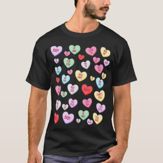 T-shirt Candy coeur amour valentin chemise de jour mignonn