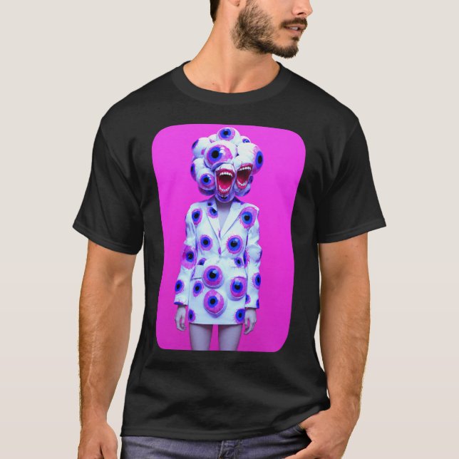 T-shirt Candy-Colored Scream (Devant)