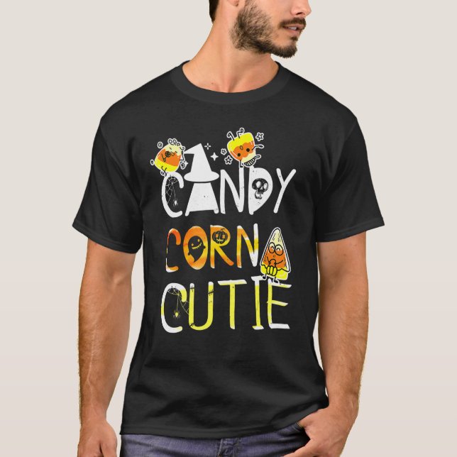 T-shirt Candy Corn Cutie Costume d'Halloween 2022 National (Devant)