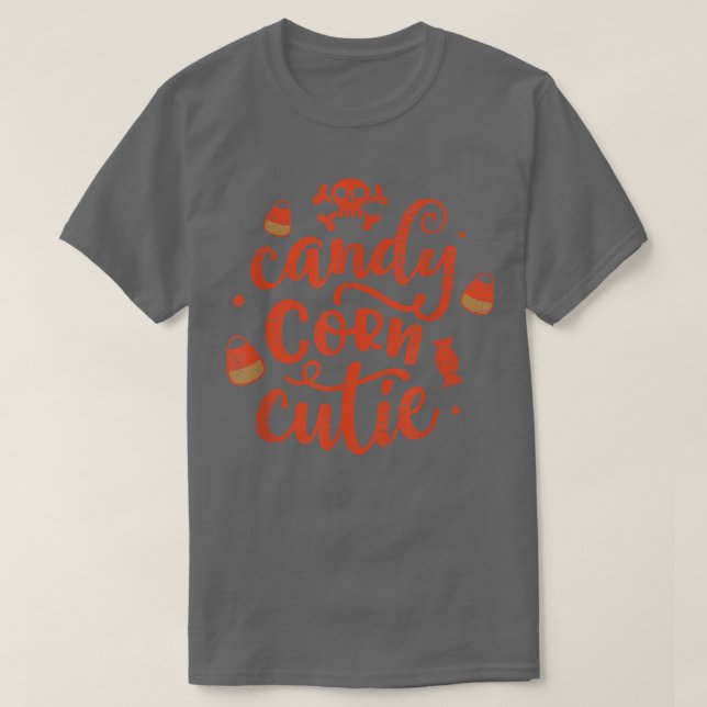 T-shirt Candy Corn Cutie Funny Halloween Candy Amateurs de (Design devant)