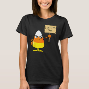 T-shirt Candy Corn Drôle Je Vous Hais Aussi Halloween Team