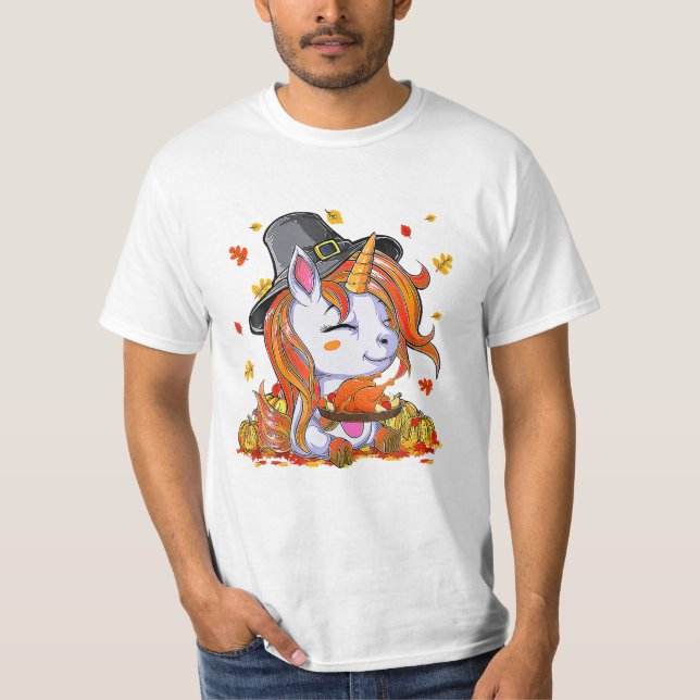 T-shirt Candy Corn Fall Little Girl (Devant)