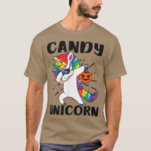T-shirt Candy Design Halloween Unicorne