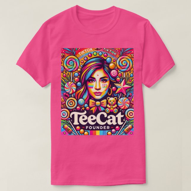 T-shirt Candy Girl Creative (Design devant)