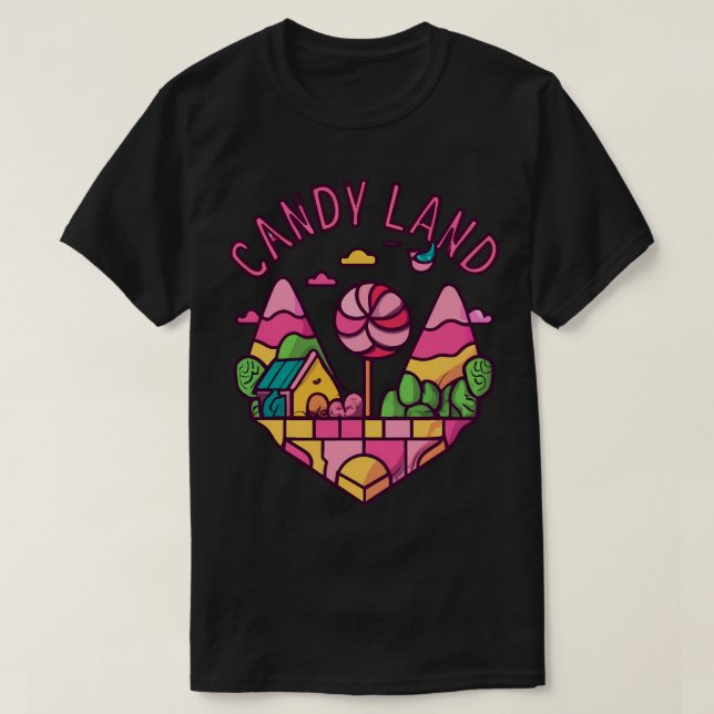T-shirt Candy Land (16) (Design devant)