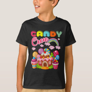 T-shirt Candy Land Candy Décorations d'équipage Sweetie Ca