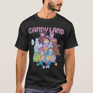 T-shirt Candy Land Personnages du jeu Logo de tir