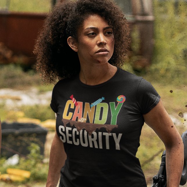 T-shirt Candy Security Drôle Halloween Candy Lover (Créateur téléchargé)