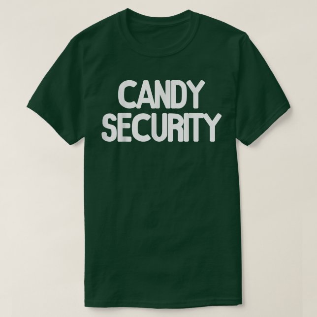 T-shirt Candy Security Funny Halloween Parents Costume 332 (Design devant)