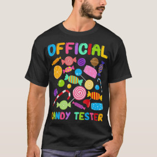 T-shirt Candy Tester Lollipop Sweets Halloween Kids