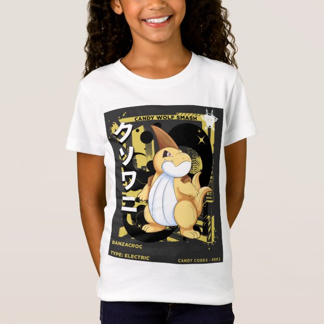 T-Shirt Candy Wolf Smash | Banzacroc (Devant)