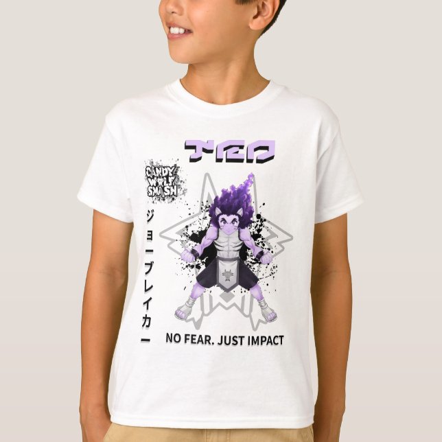 T-shirt Candy Wolf Smash | TEO (Devant)