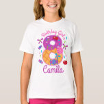 T-shirt Candyland Birthday Girl Huit lollipop<br><div class="desc">Célébrez l'anniversaire avec ce t-shirt spécial,  design spécial et personnalisé</div>