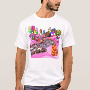 T-shirt Candyland rose