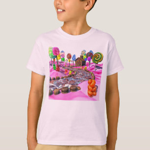 T-shirt Candyland rose