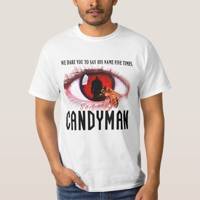 T-shirt " Candyman 90's Horror Movie Retro" (Devant)