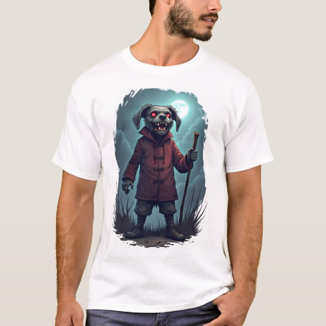 T-shirt Cane Corso effrayant (Devant)