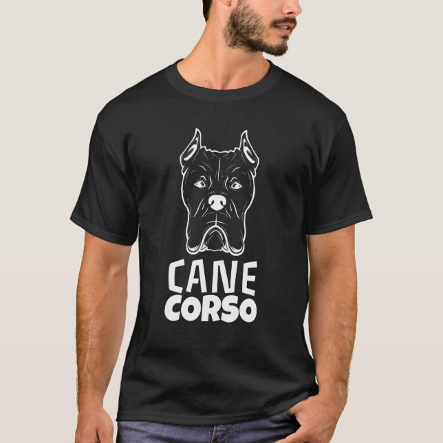 T-shirt Cane Corso Grand Motif (Devant)
