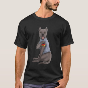 T-shirt Cane Corso I Love Maman Tattoo Dog Shirt Funny Mot