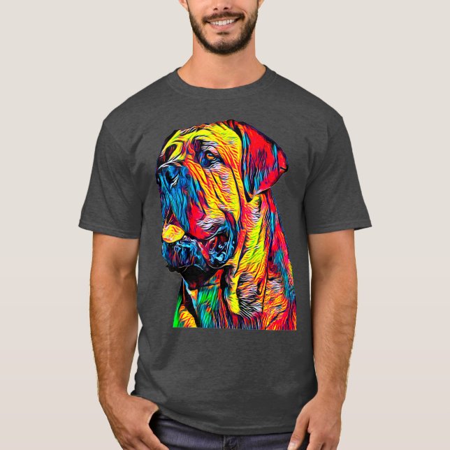 T-shirt Cane Corso Italien Mastiff Chien Head (Devant)