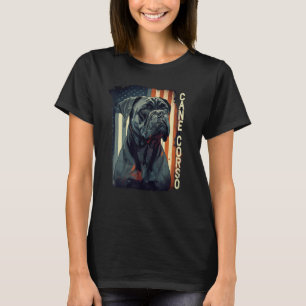 T-shirt Cane Corso Italien Mastiff Chien Patriotique USA A