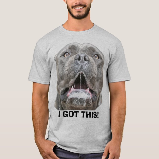 T-shirt Cane Corso Mastiff Chien Fou (Devant)