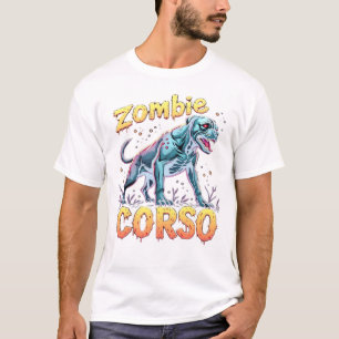 T-shirt Cane Corso Mastiff Italien Chien Zombie Halloween