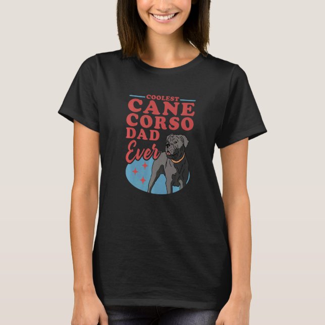 T-shirt Cane Corso Papa Chien Propriétaire Cane Corso (Devant)