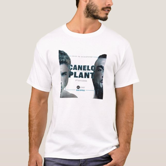 T-shirt Canelo Alvarez vs Caleb Plante combat boxe (Devant)