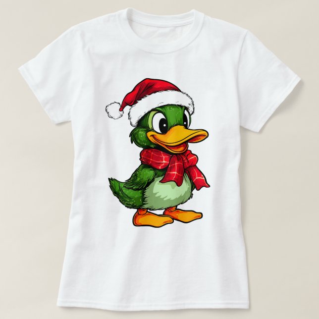T-shirt Caneton de Noël (Design devant)