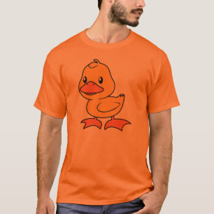 T-shirt Caneton jaune mignon heureux