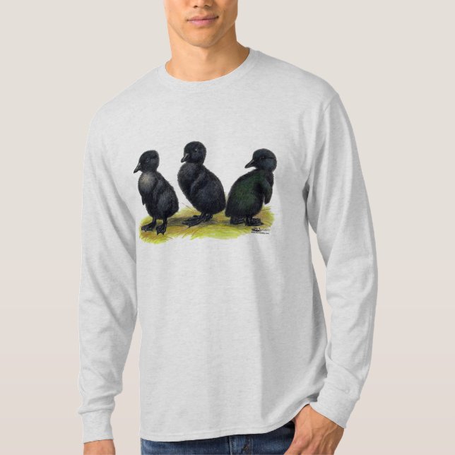 T-shirt Canetons Black Cayuga (Devant)