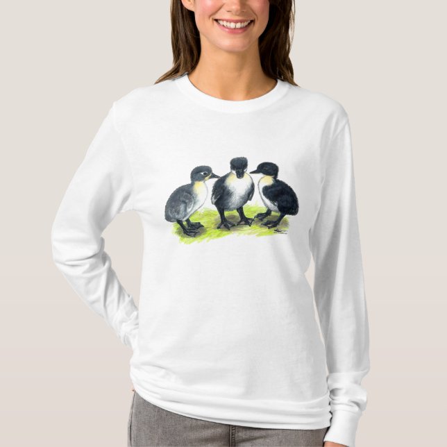 T-shirt Canetons suédois bleus (Devant)