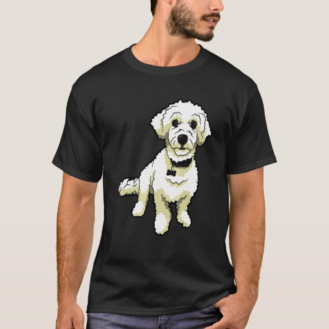 T-shirt Caniche adorable (Devant)