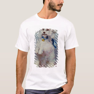 T-shirt Caniche avec le ruban bleu