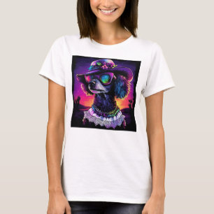 T-shirt Caniche bohème