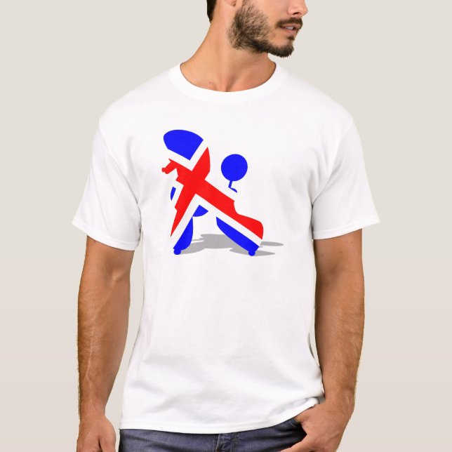 T-shirt Caniche britannique (Devant)