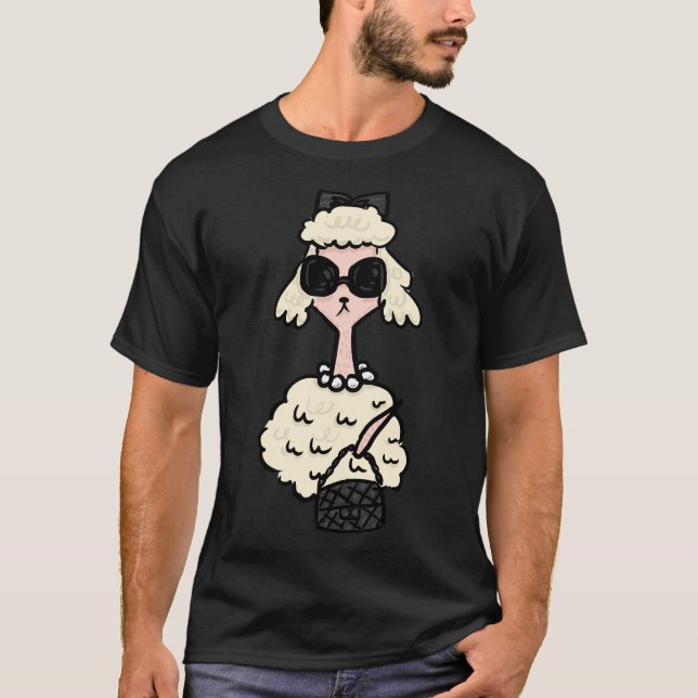 T-shirt Caniche français (Devant)