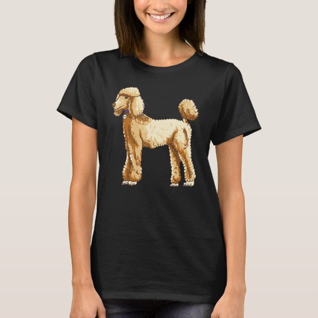 T-shirt Caniche - Identification de Chien - Amateur de Chi (Devant)