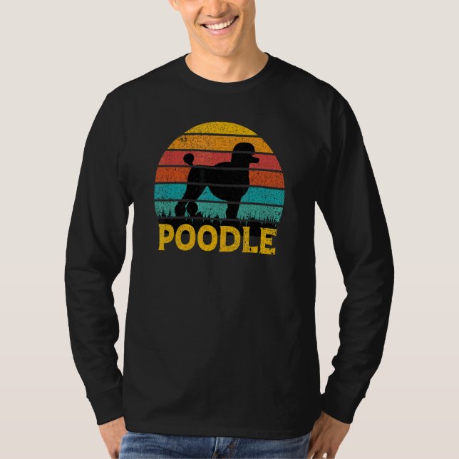 T-shirt Caniche  J'ai des critères (Devant)