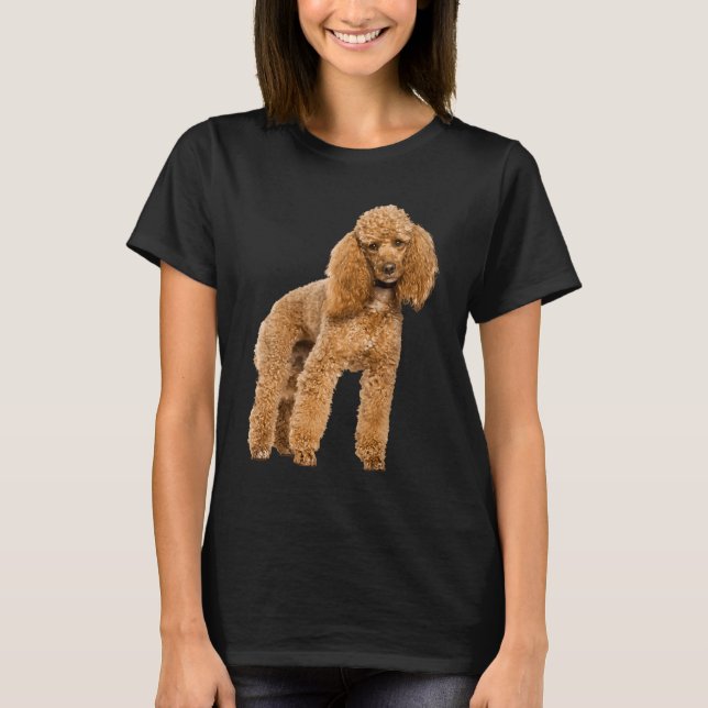 T-shirt Caniche mignon (Devant)