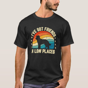 T-shirt Caniche Miniature Rétro J'ai des Amis Dans les End
