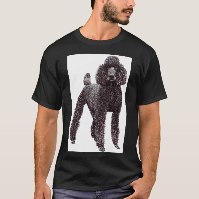 T-shirt Caniche standard (Devant)