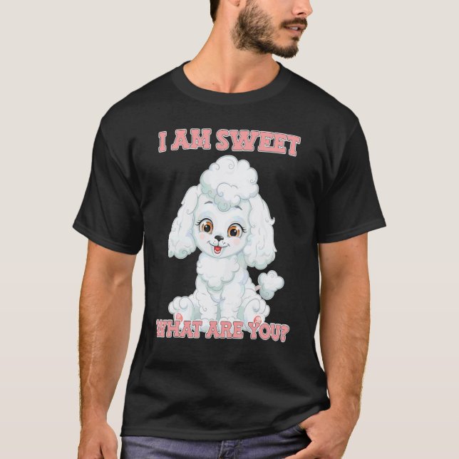 T-shirt Caniche Sucré (Devant)
