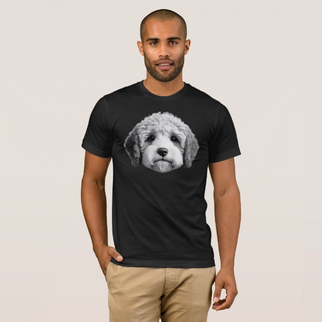 T-shirt canicule visage mignon 2 (Devant entier)