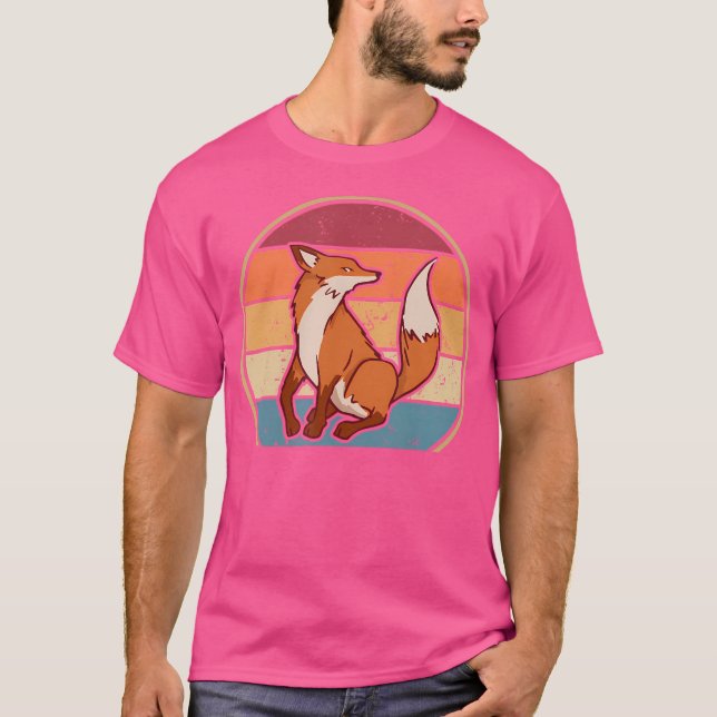 T-shirt Canidae Caninae Red Fox Fox Lover Fox (Devant)