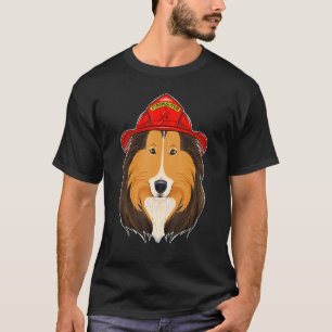T-shirt Canine Handler I Fireman Chien I Pompier Collie