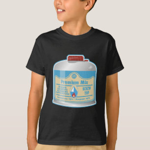 T-shirt Canistier de combustible du poêle de camp propane 